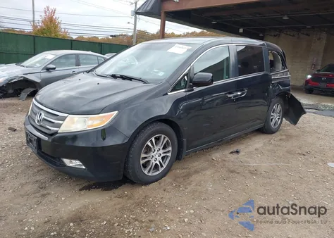 2012 Honda Odyssey Ex from USA, damaged, VIN 5FNRL5H43CB017545